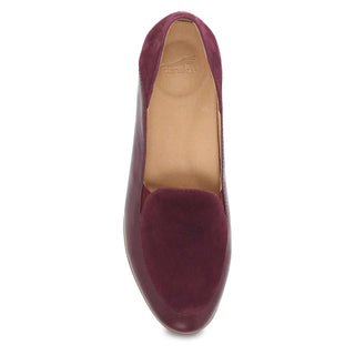 Dansko - Mocassim feminino de couro com renda