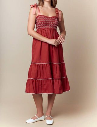 Fantastic Fawn - Sammy Smocked Dress