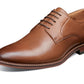 Sapatos Oxford Stacy Adams Marlton com bico liso, masculino, marrom, tamanho 9,5M