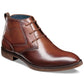 Botas Chukka Stacy Adams Kyron com bico liso e cadarço, tamanho 13 M, marrom