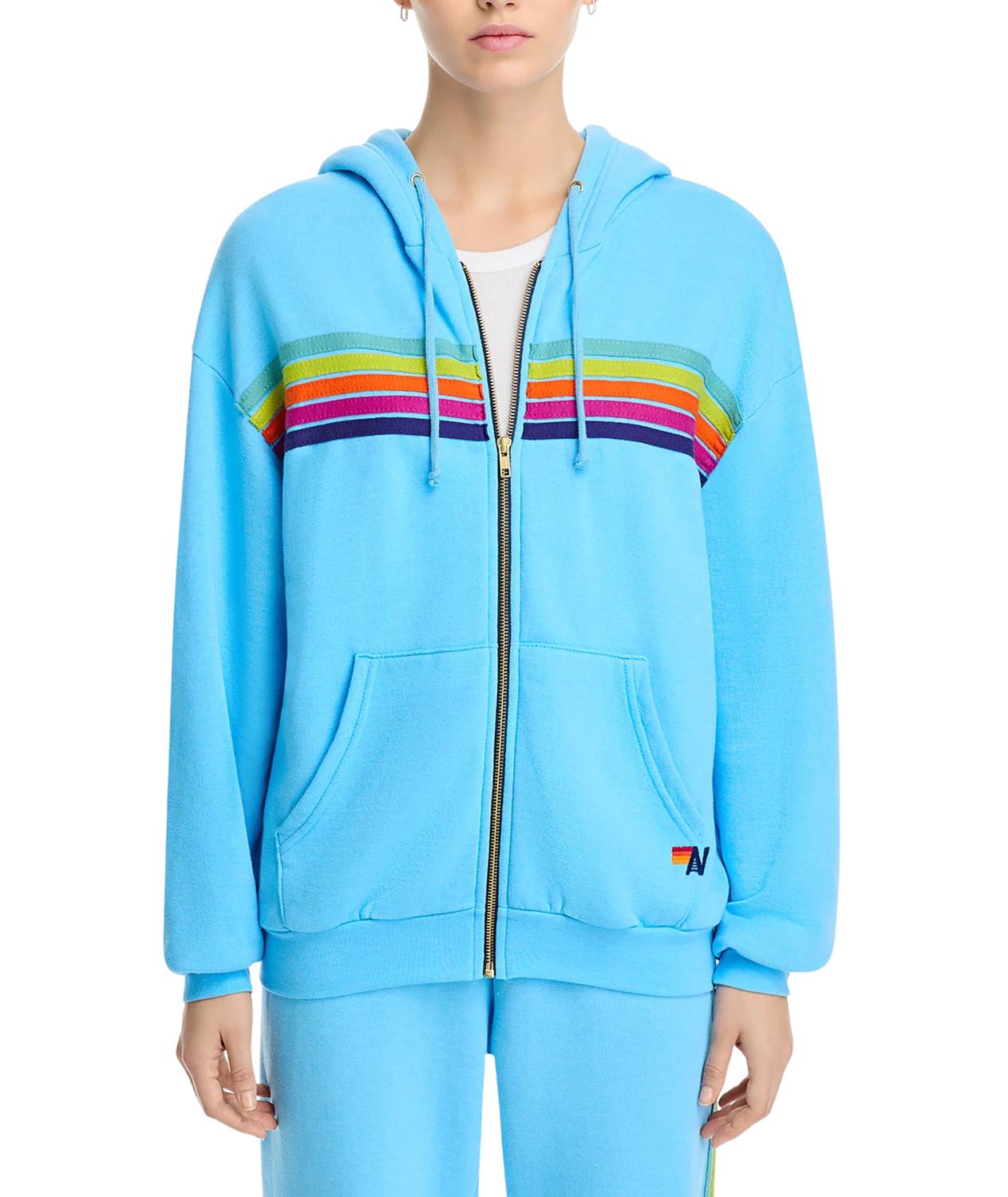 Aviator Nation - 5 Stripe Zip Hoodie