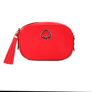 Kate Spade - Bolsa transversal feminina de couro Kourtney Pebble