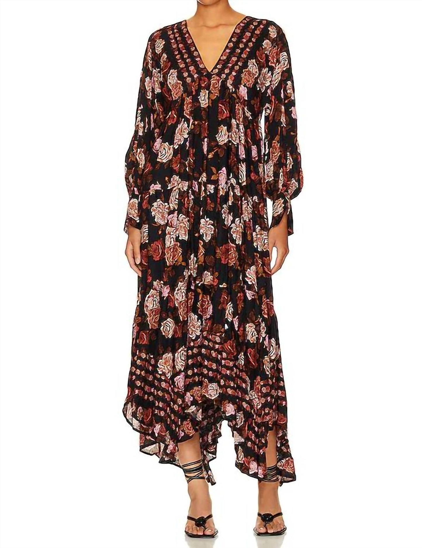 Free People - Rows Of Roses Maxi Dress