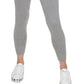 Calça de corrida feminina DKNY, cinza, tamanho X-S