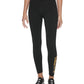 Leggings femininas DKNY Sport Two Tone Graphic, amarelas, tamanho X-S