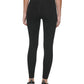 Leggings femininas DKNY Sport Two Tone Graphic, amarelas, tamanho X-S