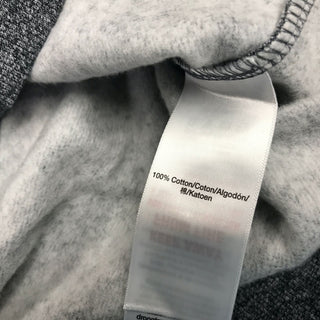 Moletom feminino DKNY com logo bordado de algodão, azul, tamanho P