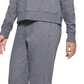 Moletom feminino DKNY com logo bordado de algodão, azul, tamanho P