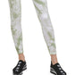 Leggings femininas DKNY Tie Dyed 7/8 Verde Tamanho GG