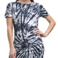 Vestido DKNY Tie Dye Feminino Preto Tamanho X-Grande