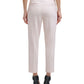 Calça feminina DKNY com cintura alta e amarração na cintura, rosa, tamanho 18