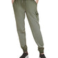 Calça cargo feminina DKNY de algodão, verde, tamanho pequeno