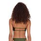 Steve Madden - Cutout Bandeau Bead Bikini Top