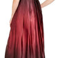Vestido de festa feminino SL Fashions com faixa de cetim ombré e laço, preto, tamanho 12