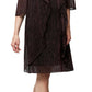Vestido jaqueta metálica feminino SL Fashions preto tamanho 16