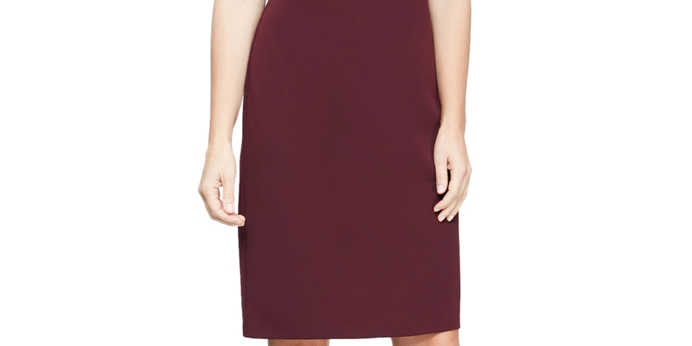 Vestido justo com lantejoulas e renda SL Fashions para mulheres, marrom, tamanho 16