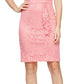 Vestido tubinho de renda feminino SL Fashions rosa tamanho 4