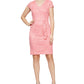 Vestido tubinho de renda feminino SL Fashions rosa tamanho 4