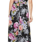 Vestido longo feminino SL Fashions com cinto e alças finas, preto, tamanho 12