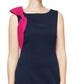 Vestido tubinho com detalhe de laço SL Fashions feminino, azul, tamanho 16