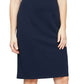 Vestido tubinho com detalhe de laço SL Fashions feminino, azul, tamanho 16