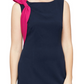 Vestido tubinho com detalhe de laço SL Fashions feminino, azul, tamanho 16