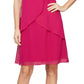 Vestido Halter com Contas SL Fashions Feminino Rosa Tamanho 16 Petite