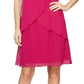 Vestido Halter com Contas SL Fashions Feminino Rosa Tamanho 16 Petite