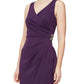 Vestido sem mangas com decote em V e bainha tulipa SL Fashions, roxo, tamanho 12