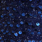Vestido tubinho com lantejoulas Sl Fashions feminino azul tamanho 14