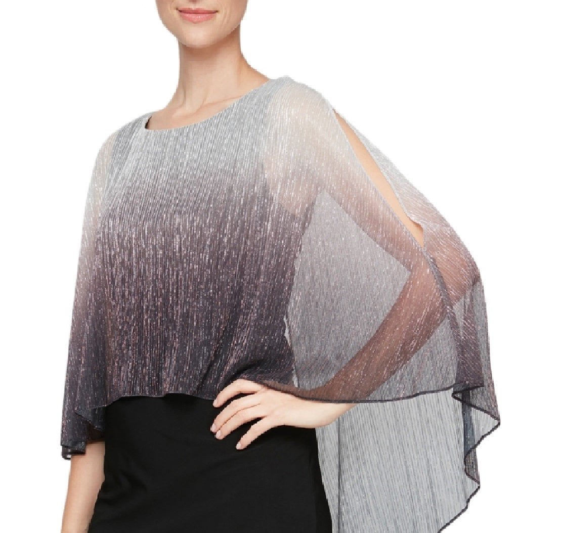 Vestido tubinho popover brilhante SL Fashions feminino cinza tamanho 12