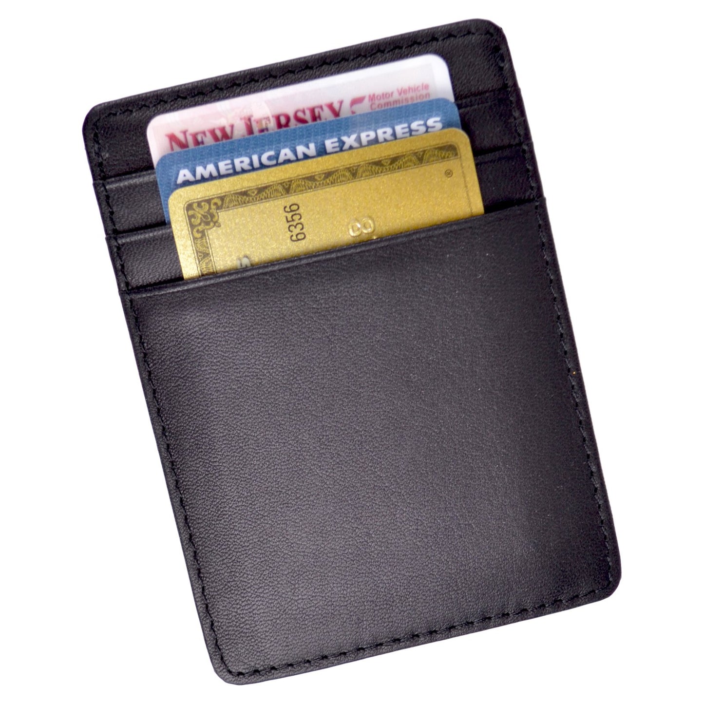 Carteira masculina Royce New York com prendedor magnético para dinheiro, preta, tamanho regular