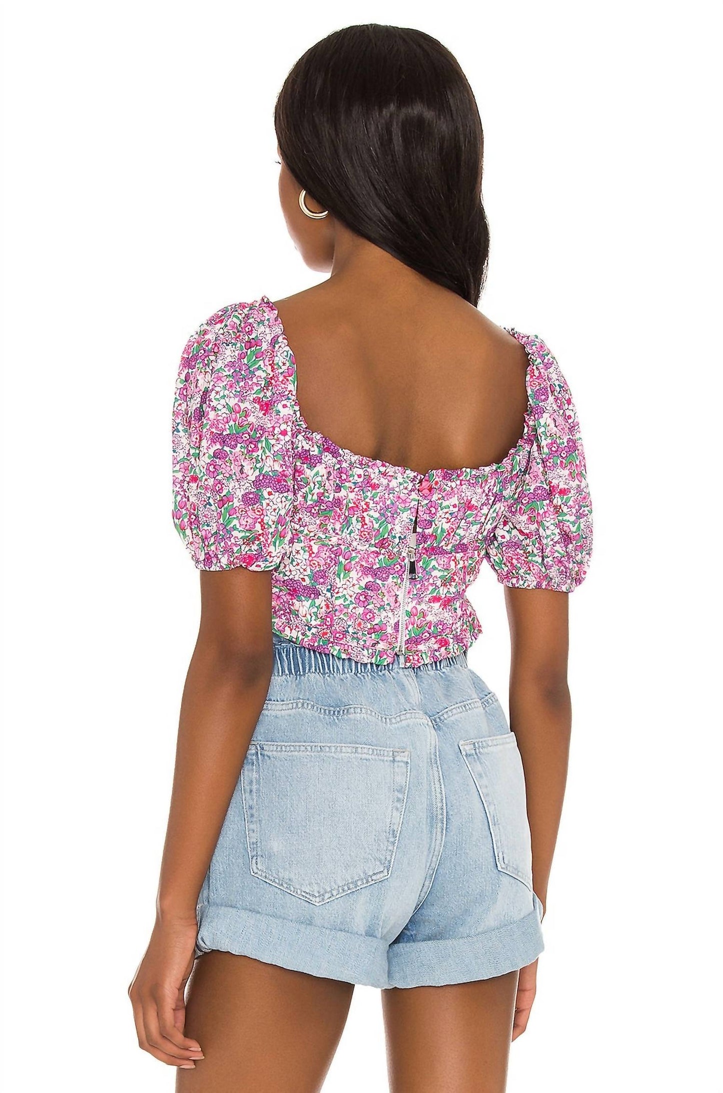 For Love & Lemons - Katarina Puff Sleeves Top