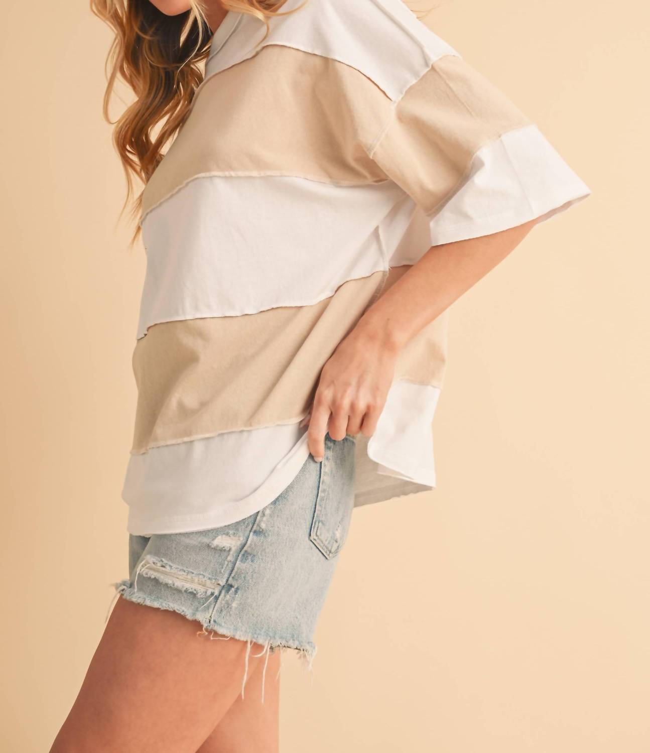 Aemi + Co - Polly Color Block Top