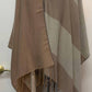 2 Chic - Women's Shawl Cape With Fringe Details