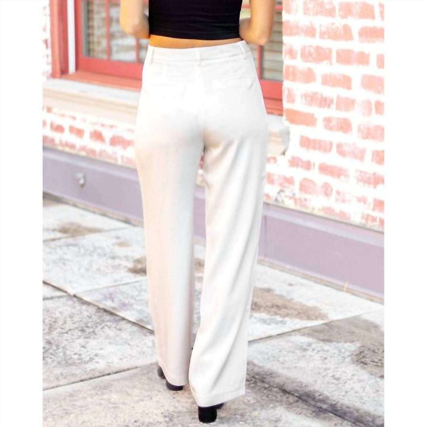 Lucy Paris - Hailey Pleated Wide Leg Pants