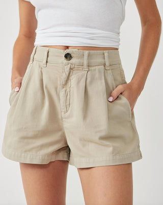 Free People - Shorts Chino Plissados