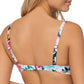 Biquíni Island Escape Feminino Honey Bloom Gemini Twist Front Top Maiô Preto Tamanho 8