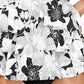 Top de maiô feminino Island Escape com estampa tropical, bojo removível, forro em camadas, formato coração, conversível, Aloha Tankini, preto