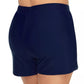Saia de banho feminina com controle de barriga Island Escape Plus, azul, tamanho 20W