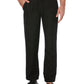 Calça masculina Cubavera de linho liso com cordão, preta, tamanho extragrande