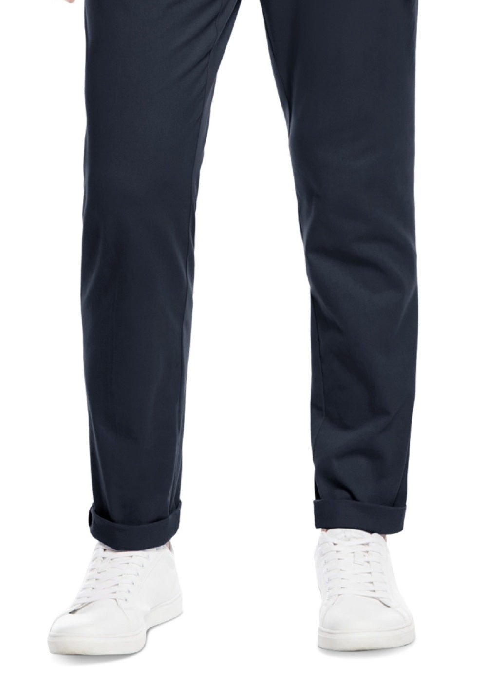 Calça chino masculina Perry Ellis, azul, tamanho 38x30