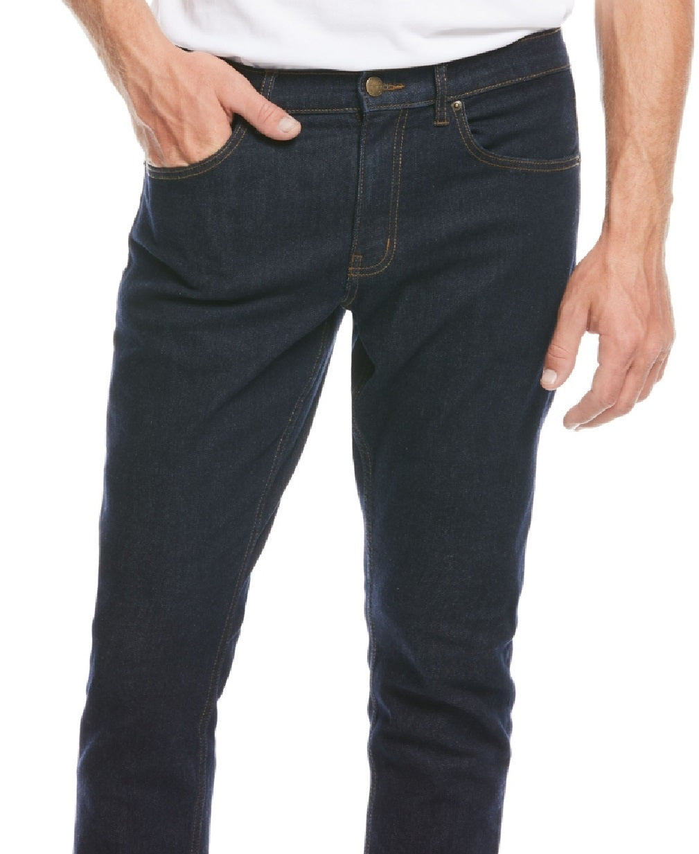 Calça jeans masculina Perry Ellis azul tamanho 33x30