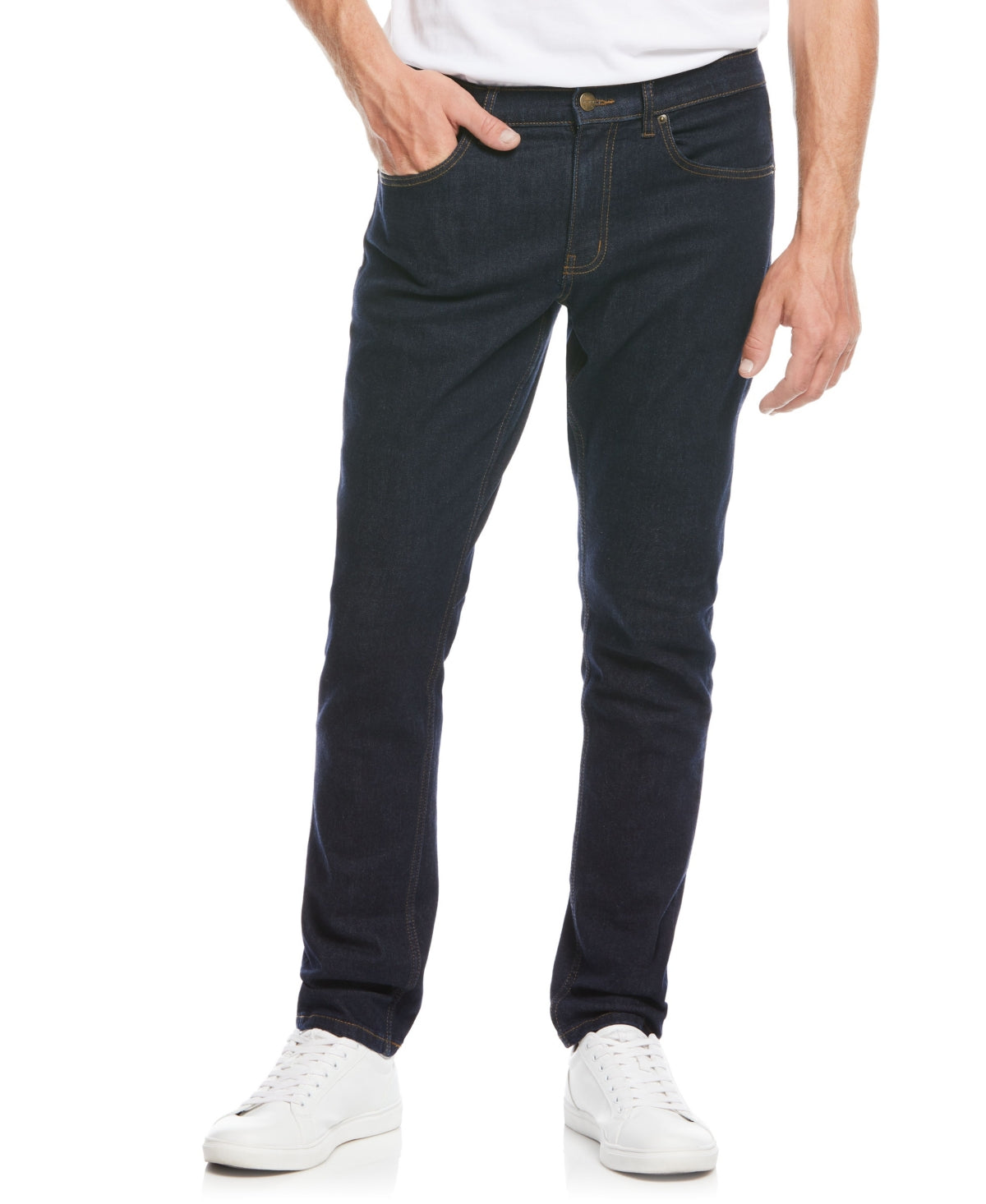 Calça jeans masculina Perry Ellis azul tamanho 33x30