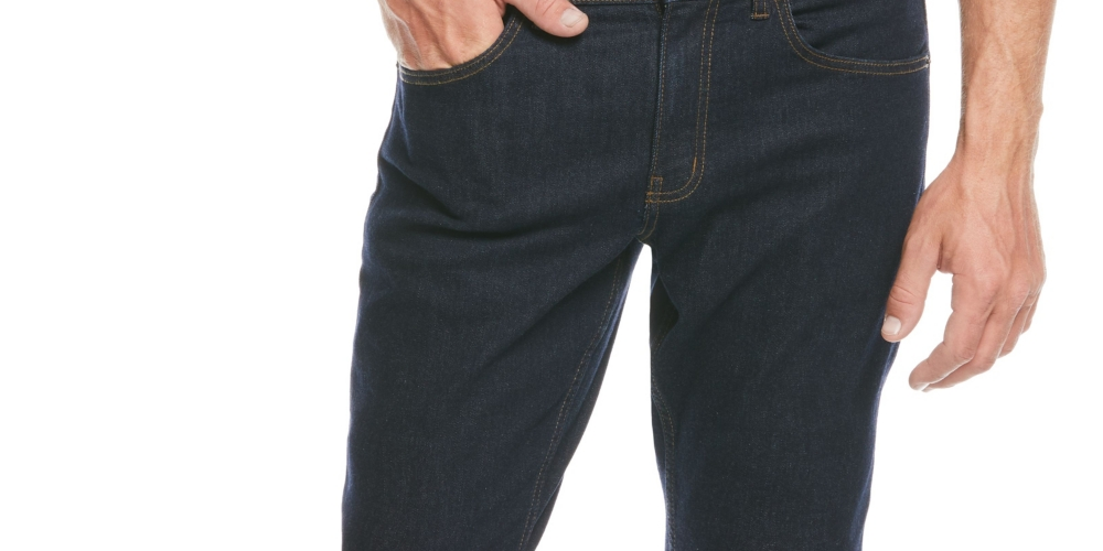 Calça jeans masculina Perry Ellis azul tamanho 33x30