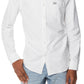 Camisa Oxford Masculina Perry Ellis Branca Tamanho XX-G
