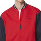Jaqueta bomber masculina Perry Ellis com logo vermelha, tamanho médio