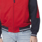 Jaqueta bomber masculina Perry Ellis com logo vermelha, tamanho médio