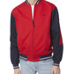 Jaqueta bomber masculina Perry Ellis com logo vermelha, tamanho médio
