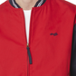 Jaqueta bomber masculina Perry Ellis com logo vermelha, tamanho médio